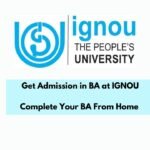 IGNOU BA Admission 2025